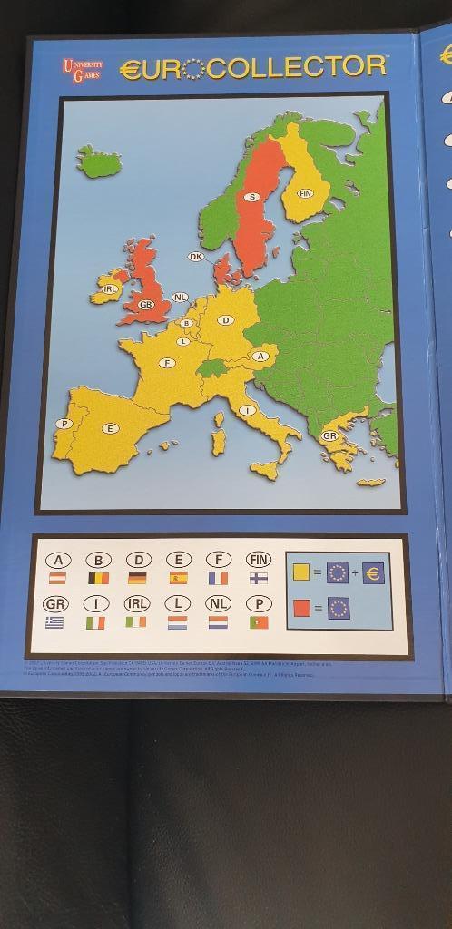 EURO COLLECTOR DE EERSTE 12 LANDEN MET DE EURO MUNT, Postzegels en Munten, Munten | Nederland, Setje, Euro's, Koningin Beatrix