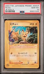 Pichu JR Rally Promo 2002 Japanse Pokemon #045/P PSA 10, Hobby en Vrije tijd, Verzamelkaartspellen | Pokémon, Ophalen, Nieuw, Foil