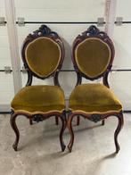 Antieke stoelen set van 2, Ophalen of Verzenden