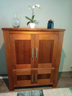 Modern, stevig kersenhouten tv meubel, Ophalen, Gebruikt, 100 tot 150 cm, 100 tot 150 cm