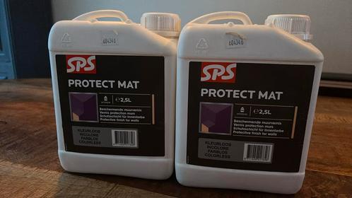 2 jerrycans sps protect mat transparant 2.5l per stuk nieuw, Doe-het-zelf en Verbouw, Verf, Beits en Lak, Nieuw, Verf, Minder dan 5 liter
