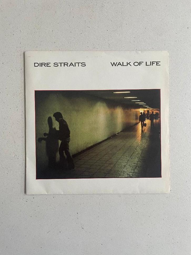 Dire Straits - Walk of Life (voor Edward), Cd's en Dvd's, Vinyl Singles, Zo goed als nieuw, Single, Pop, 7 inch, Ophalen of Verzenden
