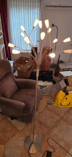 Halogeen Lampen Set: Staande & Hanglamp met Dimmer, Ophalen, Gebruikt, Metaal, 150 tot 200 cm