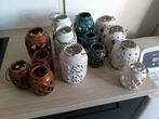 14 windlichtjes Riverdale. Verschillende kleuren., Overige materialen, Bruin, Ophalen of Verzenden, Zo goed als nieuw