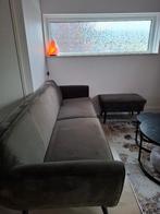 Woood bank & hocker velvet groen, Huis en Inrichting, Ophalen, Driepersoons, 75 tot 100 cm, Zo goed als nieuw