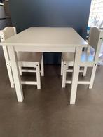 Kinder İkea tafeltje en 2 stoelen in wit, Tafel(s) en Stoel(en), Zo goed als nieuw, Ophalen