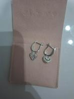 Oorbellen met zirkonia stenen, Sieraden, Tassen en Uiterlijk, Oorbellen, Hangers, Nieuw, Ophalen of Verzenden, Zilver