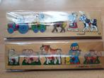 Simplex - 2 houten puzzels jaren 60 / 70, Antiek en Kunst, Antiek | Speelgoed, Ophalen of Verzenden