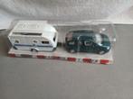 Kinsmart Audi A2 + holiday camper, Ophalen of Verzenden, Nieuw, Auto