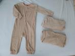 3x Hema beige pyjama/onesie/boxpakje maat 86/92, Nacht- of Onderkleding, Gebruikt, Jongetje of Meisje, Ophalen of Verzenden