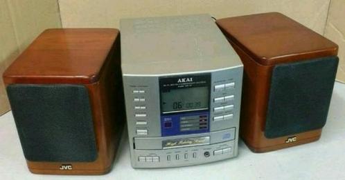 Akai stereo set + cd qx-20 + jvc speakers sp-ux2000, Audio, Tv en Foto, Stereo-sets, Gebruikt, Akai, Ophalen of Verzenden