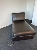 Zwarte Chaise Longue van Ikea, Minder dan 150 cm, 150 cm of meer, Gebruikt, Leer