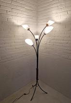 Vintage Tripod Spriet vloerlamp, 1960s, Huis en Inrichting, Lampen | Vloerlampen, Ophalen, Gebruikt, -, Glas
