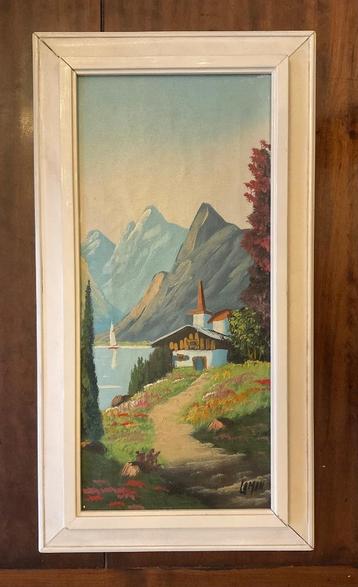 Thomas Laman - Berglandschap (olieverf op doek) beschikbaar voor biedingen