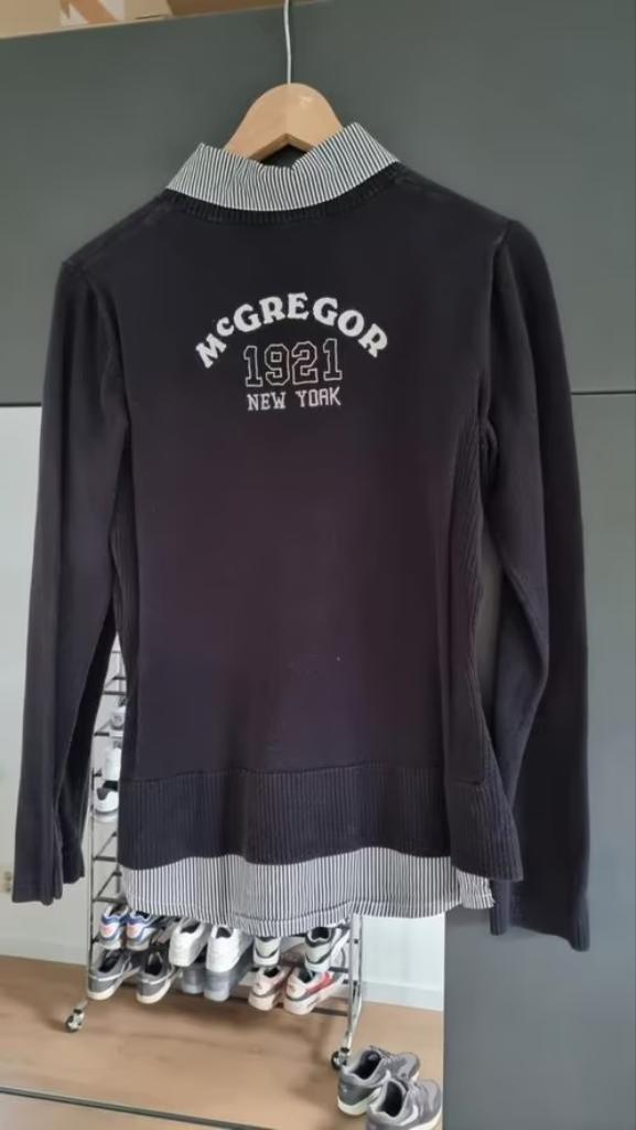 McGregor danes trui. Maat L, Kleding | Dames, Truien en Vesten, Gedragen, Maat 42/44 (L), Blauw, Ophalen of Verzenden