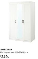 Songesand kledingkast Ikea, Ophalen, Zo goed als nieuw, 50 tot 75 cm, 150 tot 200 cm