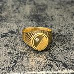 14 karaat gouden zegelring italy, Sieraden, Tassen en Uiterlijk, Ringen, Ophalen of Verzenden, Nieuw, Goud