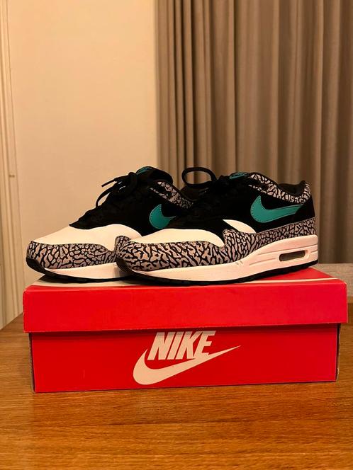 Nike Air Max 1 Atmos Elephant 2017, Kleding | Heren, Schoenen, Zo goed als nieuw, Sneakers of Gympen, Overige kleuren, Ophalen