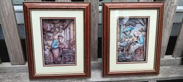 3D schilderijtjes 3 stuks beschikbaar voor biedingen