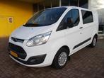 Ford Transit Custom 2.2 TDCI DUBBELE CABINE AIRCO, CRUISE-CO, Origineel Nederlands, Te koop, 14 km/l, 6 stoelen