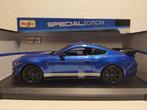 Ford Mustang Shelby GT500 blauw Maisto metal 1:18 KRD, Ophalen of Verzenden, Zo goed als nieuw, Auto, Maisto