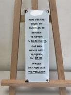 Oude Emaille Reclamebord, Antiek en Kunst, Antiek | Emaille, Ophalen