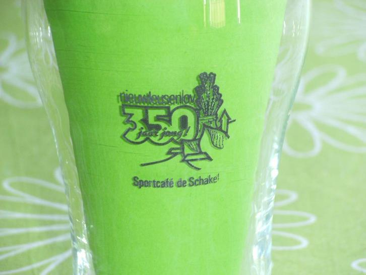 Hengelo bier: Sportcafé de Schake - Dubbeldruk, Verzamelen, Biermerken, Zo goed als nieuw, Glas of Glazen, Overige merken, Ophalen of Verzenden