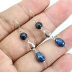 Lapis Lazuli oorbellen, Sieraden, Tassen en Uiterlijk, Oorbellen, Hangers, Nieuw, Met edelsteen, Zilver