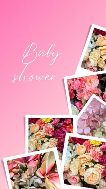 Bloemen en letter verhuur voor baby showers beschikbaar voor biedingen