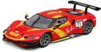 Ferrari 296 GT3 #71 2022 1:43 Rood/Geel 1-43  Burago Racing, Ophalen of Verzenden, Nieuw, Auto, Overige merken