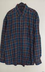 Blauw bruin geruit overhemd lange mouw, Culture sp. Maat XL, Kleding | Heren, Overhemden, Blauw, Ophalen of Verzenden, Zo goed als nieuw