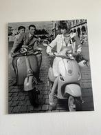 Audrey Hepburn & Gregory Peck op canvas - 90x80, Huis en Inrichting, Woonaccessoires | Schilderijen, Tekeningen en Foto's, Nieuw