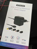 Sitecom 45W Universele Laptop Adapter, Computers en Software, Laptop-opladers, Ophalen of Verzenden, Nieuw