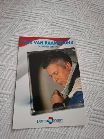 Fotokaart van zanger Jack van Raamsdonk beschikbaar voor biedingen