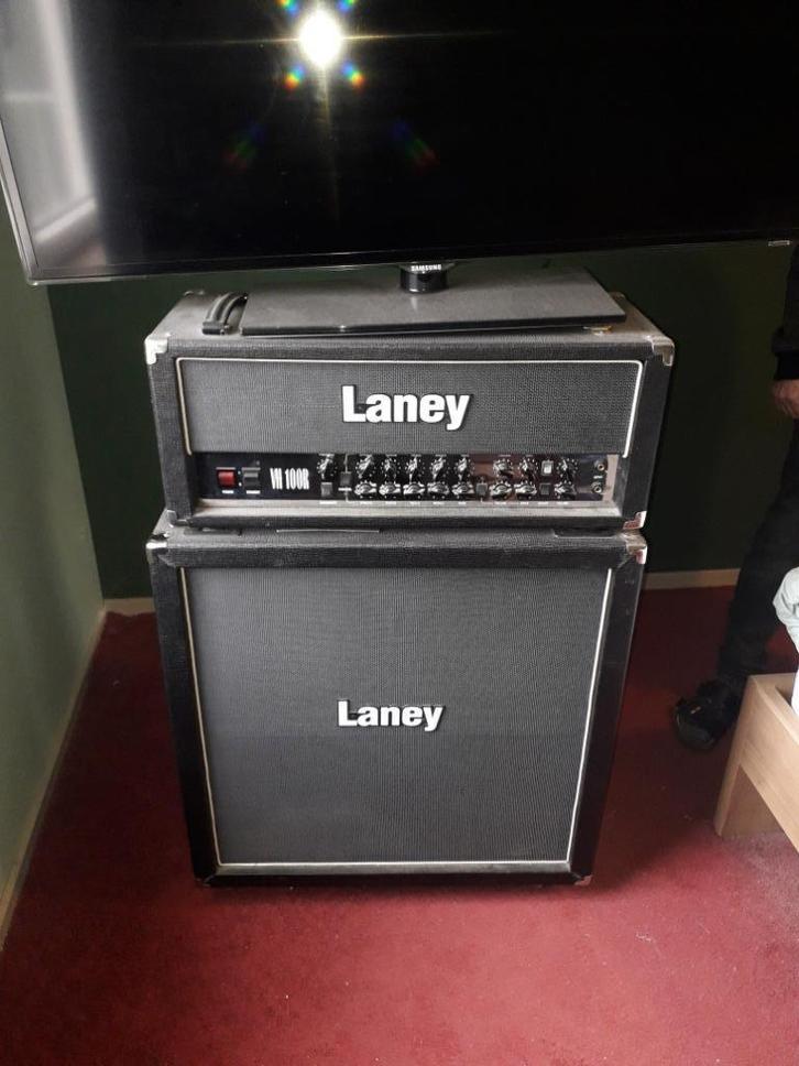 Laney VH100R (top + cabinet), Muziek en Instrumenten, Versterkers | Bas en Gitaar, Zo goed als nieuw, Gitaar, 100 watt of meer