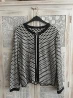 Vestje Marccain Sports wit met zwarte stippen met rits 42/44, Zwart, Maat 42/44 (L), Ophalen of Verzenden, Zo goed als nieuw