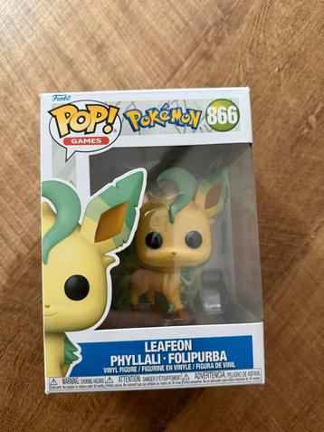 Funko Pop! Pokémon - Leafeon (#866) – Nieuw in doos beschikbaar voor biedingen