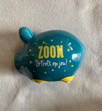 Blauw en geel spaarvark, Ophalen of Verzenden, Nieuw, Steen, Aardewerk of Keramiek