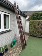 Veilige en stabiele 3 delige schuifladder., Doe-het-zelf en Verbouw, Ladders en Trappen, Ophalen, Gebruikt, Ladder, Opvouwbaar of Inschuifbaar