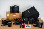 Nikon D7200 body + accessoires, Audio, Tv en Foto, Fotocamera's Digitaal, Gebruikt, Spiegelreflex, Ophalen of Verzenden, Nikon