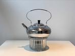 Jaren 50 vintage theepot Bredemeijer met theelichtje, Gebruikt, Ophalen of Verzenden