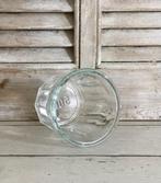 Franse glazen confiture pot 500 ml, Antiek en Kunst, Ophalen of Verzenden