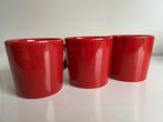 Set 3 Iittala Teema Kerst Mok Kersenrood Kaj Franck 0,3 L, Huis en Inrichting, Nieuw, Ophalen of Verzenden, Overige stijlen, Kop(pen) en/of Schotel(s)