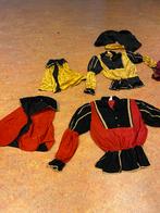 Sinterklaas mijter en 3 zwarte pietenpakken volwassenen, Ophalen, Zo goed als nieuw