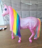 Barbie Paard Unicorn (met licht en geluid), Ophalen of Verzenden, Zo goed als nieuw