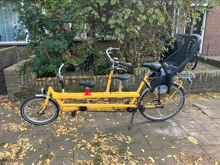 Onderwaterfiets ouder-kind tandem, Fietsen en Brommers, Fietsen | Tandems, Gebruikt, Minder dan 10 versnellingen, Minder dan 49 cm