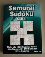Sudoku puzzelboek - Samurai, Hobby en Vrije tijd, Denksport en Puzzels, Ophalen of Verzenden, Nieuw, Puzzelboek