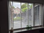 Witte houten jaloezie 220x200, Huis en Inrichting, Stoffering | Gordijnen en Lamellen, Ophalen, 200 cm of meer, Wit, Zo goed als nieuw