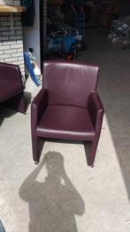 Bree’s new world Eetkamerstoelen met Leder Bekleding, Ophalen, Gebruikt, Overige kleuren, Leer