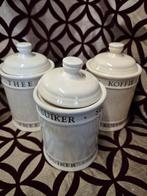Vintage Thee, Koffie & Suiker Potten, Gebruikt, Onbekend, Ophalen of Verzenden, Onbekend